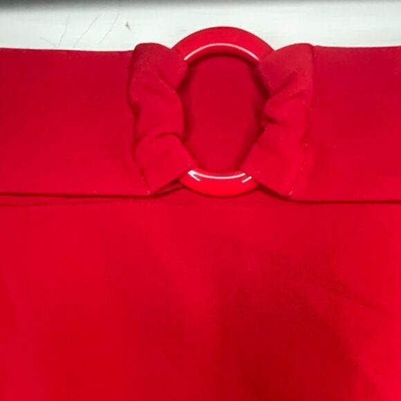 NWTs Liz Claiborne A Line Skirt in Red Size 14 - Picture 7 of 9